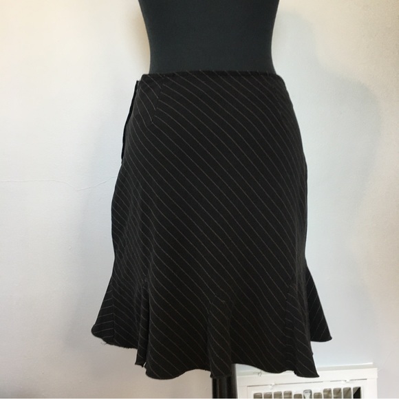 Y2K Charlotte Russe Black Pinstripe Skirt, 5/6 - Picture 2 of 9